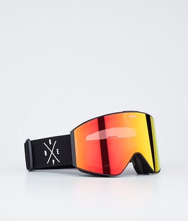 Dope Sight Masque de ski Black/Red Mirror