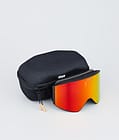 Dope Sight Ski Goggles Black/Red Mirror, Image 4 of 6