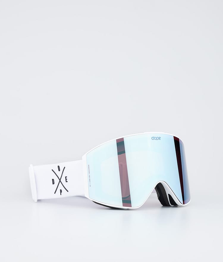 Dope Sight Masque de ski White/Blue Mirror, Image 1 sur 6