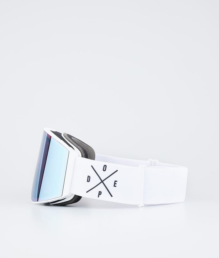 Dope Sight Masque de ski White/Blue Mirror, Image 5 sur 6