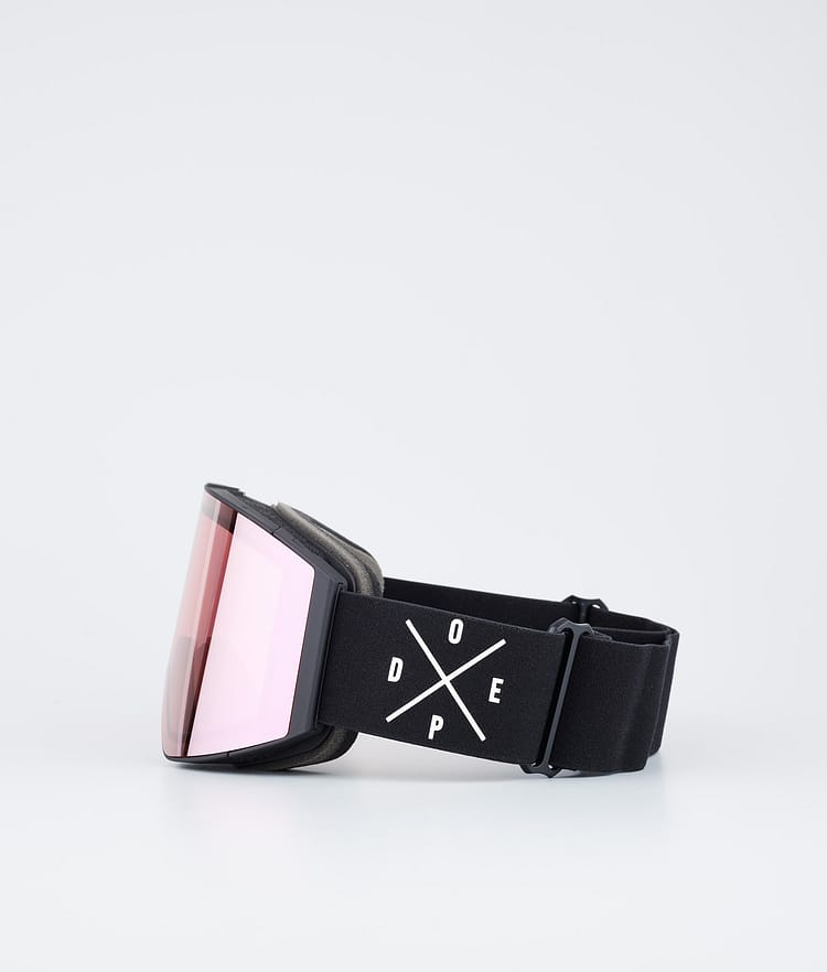 Dope Sight Ski Goggles Black/Pink Mirror, Image 5 of 6