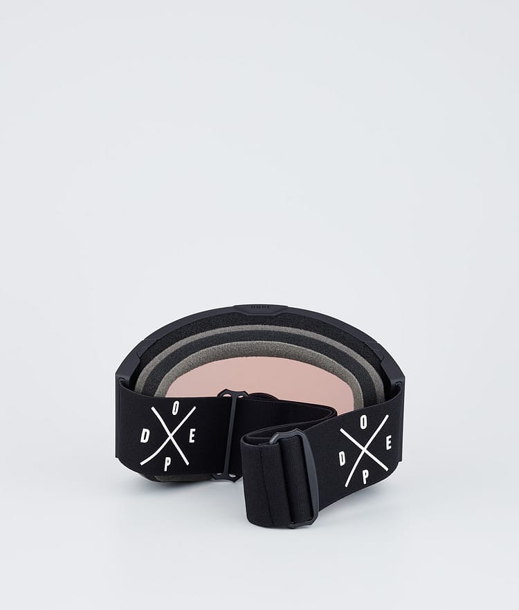 Dope Sight Ski Goggles Black/Pink Mirror, Image 6 of 6