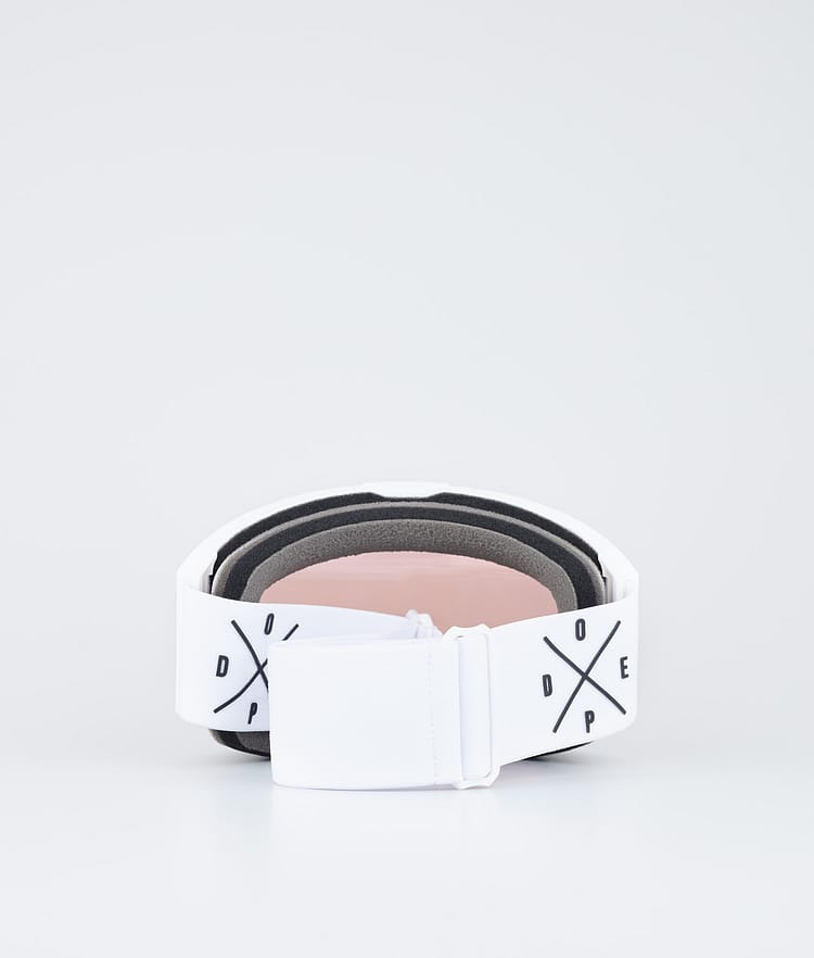 Dope Sight Masque de ski White/Pink Mirror, Image 6 sur 6