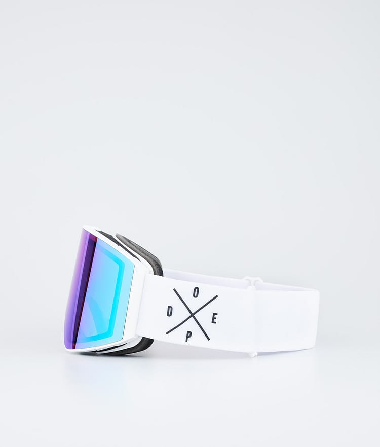 Dope Sight Ski Goggles White/Green Mirror, Image 5 of 6