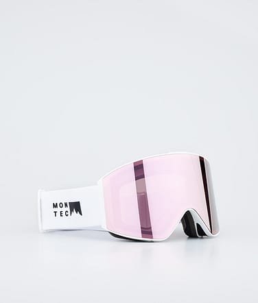 Montec Scope Masque de ski White W/Rose Mirror