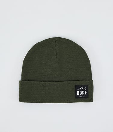 Dope Paradise Beanie Olive Green