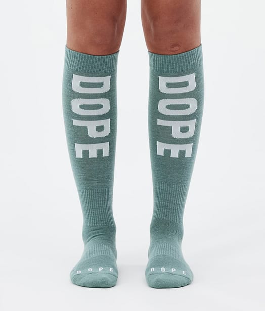 Dope Essential Calze da sci Faded Green