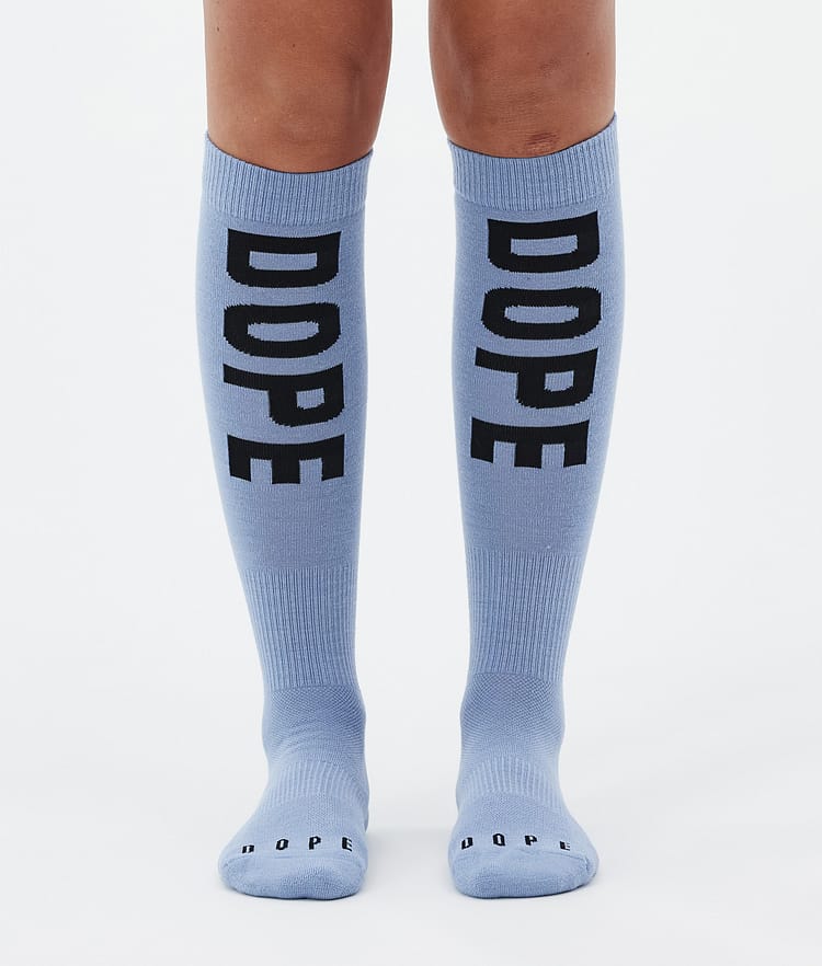 Dope Essential Ski Socks Soft Blue, Image 1 of 3