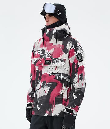 Dope Blizzard Snowboard Jacket Men Doodle