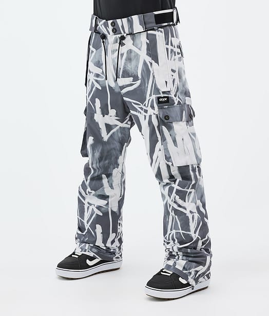 Dope Iconic Snowboard Broek Heren Scribble Black