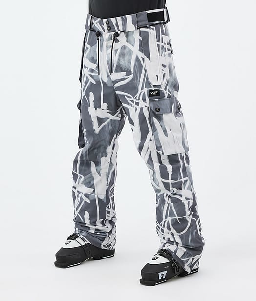 Dope Iconic Skibroek Heren Scribble Black