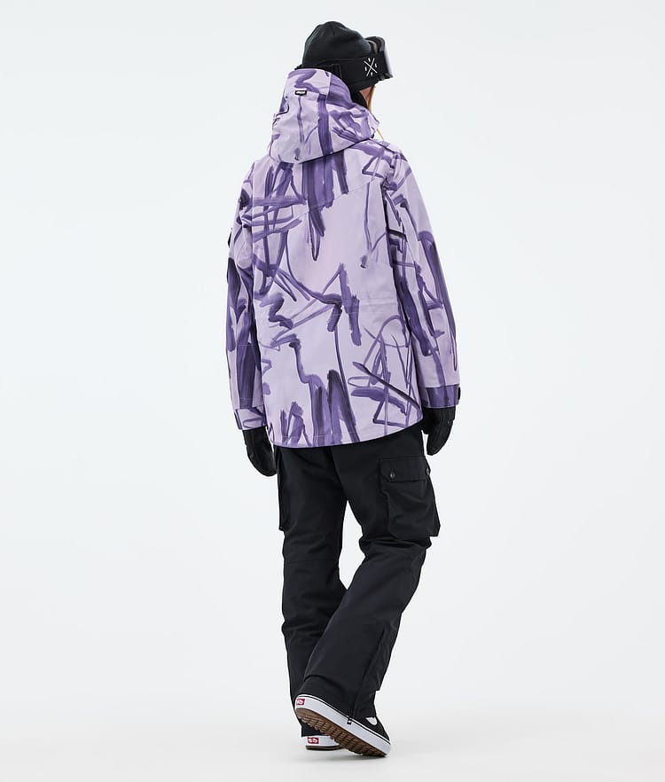 Dope Adept W Chaqueta Snowboard Mujer Scribble Purple, Imagen 4 de 9