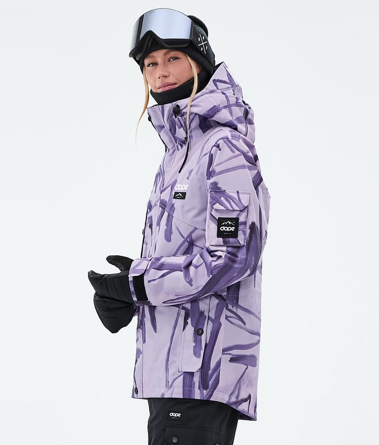 Dope Adept W Chaqueta Snowboard Mujer Scribble Purple, Imagen 5 de 9