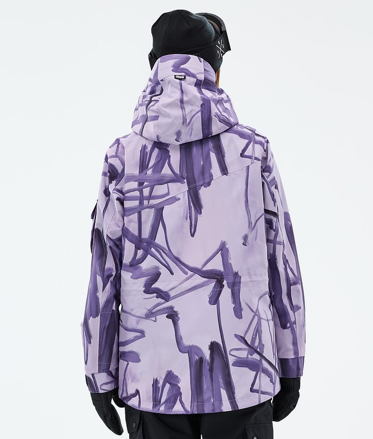 Dope Adept W Chaqueta Snowboard Mujer Scribble Purple, Imagen 6 de 9