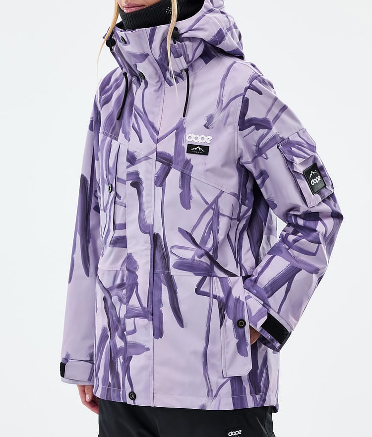 Dope Adept W Chaqueta Snowboard Mujer Scribble Purple, Imagen 7 de 9