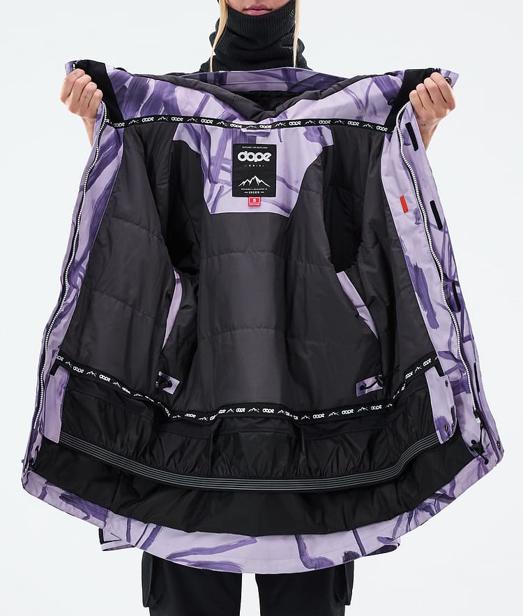 Dope Adept W Chaqueta Snowboard Mujer Scribble Purple, Imagen 9 de 9