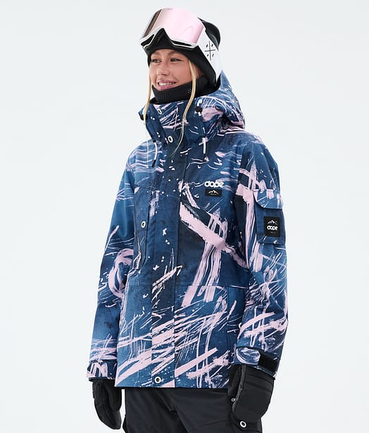 Dope Adept W Chaqueta Esquí Mujer Carvings Pink