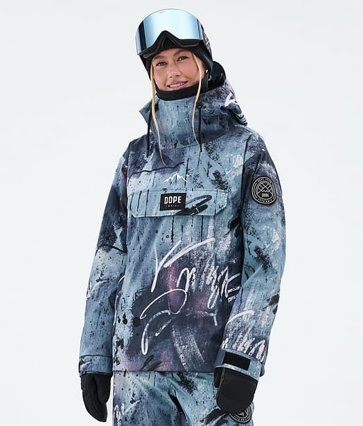 Dope Blizzard W Skijacke Damen Punk Blue