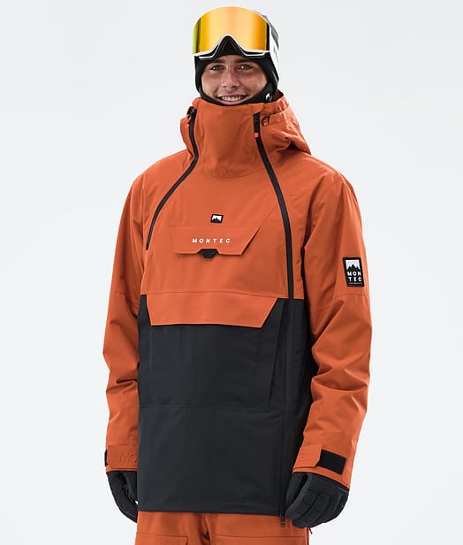 Montec Doom Snowboardjacke Herren Burned Orange/Black