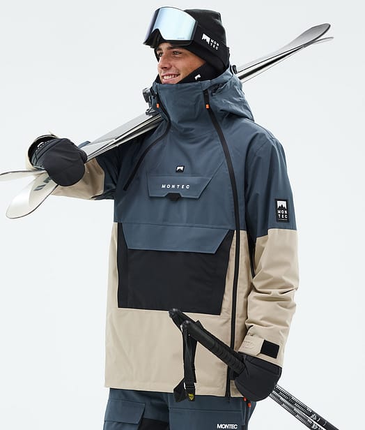 Montec Doom Giacca Sci Uomo Metal Blue/Black/Sand