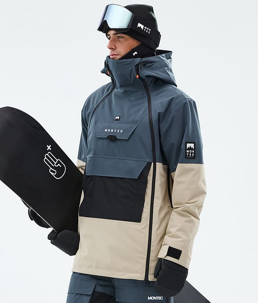 Montec Doom Chaqueta Snowboard Hombre Metal Blue/Black/Sand