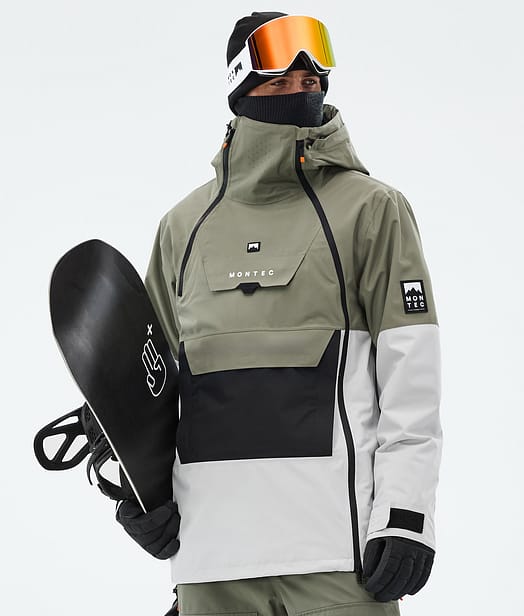 Montec Doom Chaqueta Snowboard Hombre Greenish/Black/Light Grey