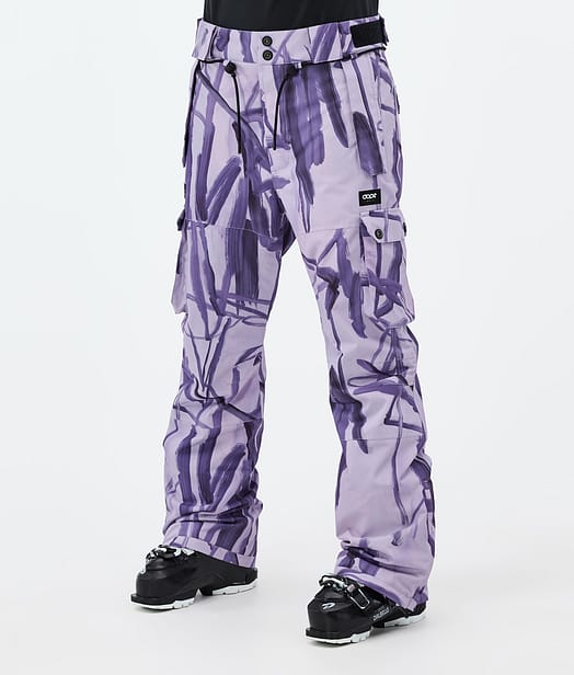 Dope Iconic W Skibroek Dames Scribble Purple