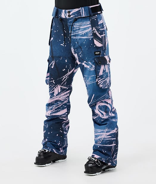 Dope Iconic W Spodnie Narciarskie Kobiety Carvings Pink