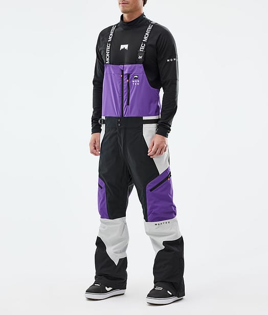 Montec Dozer Snowboard Pants Men Vivid Purple/Black/Light Grey