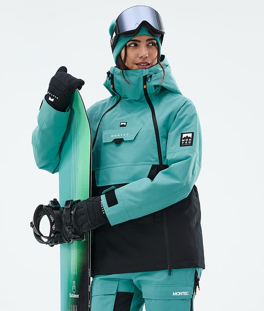 Montec Doom W Veste Snowboard Femme Turquoise/Black