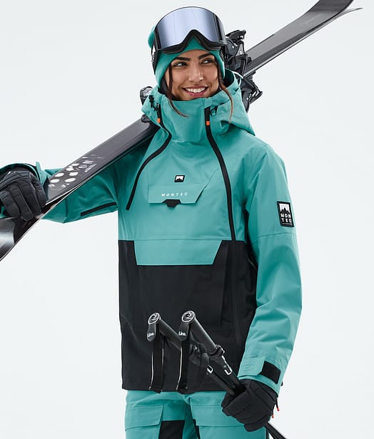 Montec Doom W Ski jas Dames Turquoise/Black