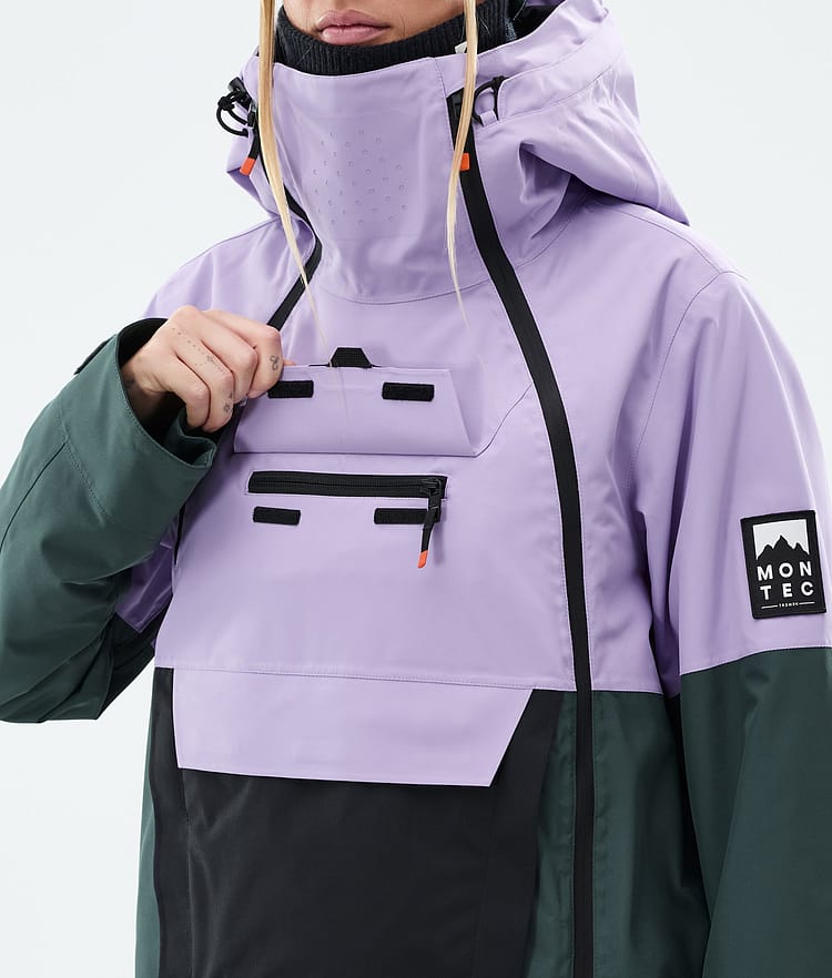 Montec Doom W Chaqueta Snowboard Mujer Faded Violet/Black/Dark Atlantic, Imagen 9 de 10