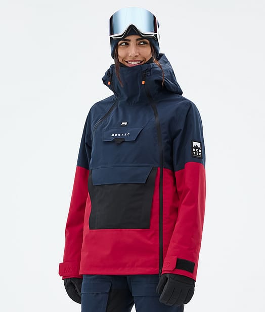 Montec Doom W Ski jas Dames Dark Blue/Black/Deep Red