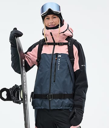 Montec Oracle W Snowboard Jacket Women Soft Pink/Black/Metal Blue