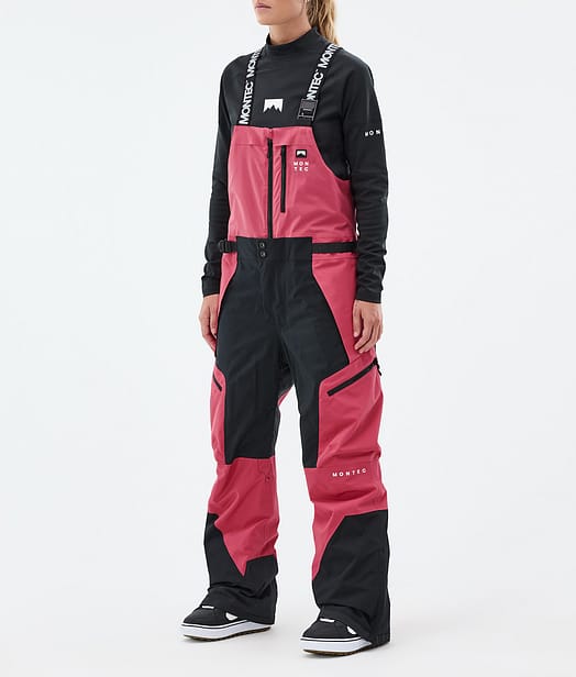 Montec Dozer W Snowboard Broek Dames Light Red/Black
