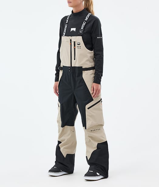 Montec Dozer W Snowboard Broek Dames Sand/Black