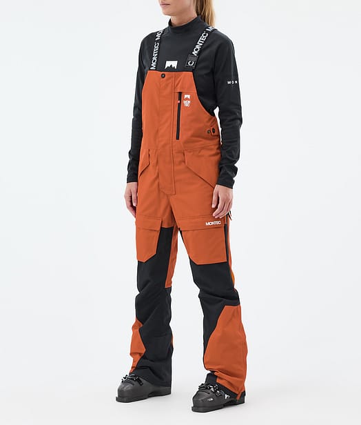 Montec Fawk W Ski Pants Women Burned Orange/Black