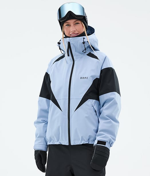 Dope Spartan W Veste de Ski Femme Spike Light Blue/Black