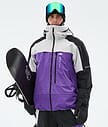 Montec Oracle Chaqueta Snowboard Hombre Light Grey/Black/Vivid Purple