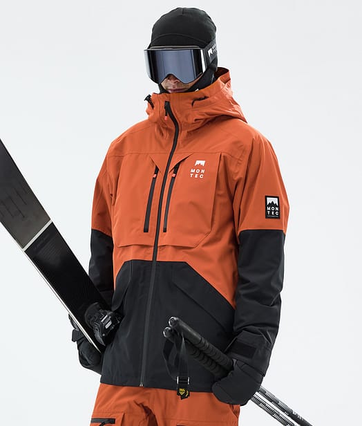 Montec Arch Skijacke Herren Burned Orange/Black