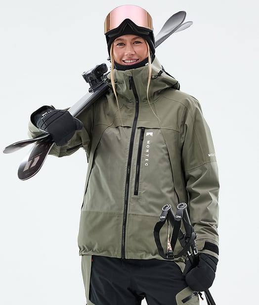 Montec Oracle W Veste de Ski Femme Greenish