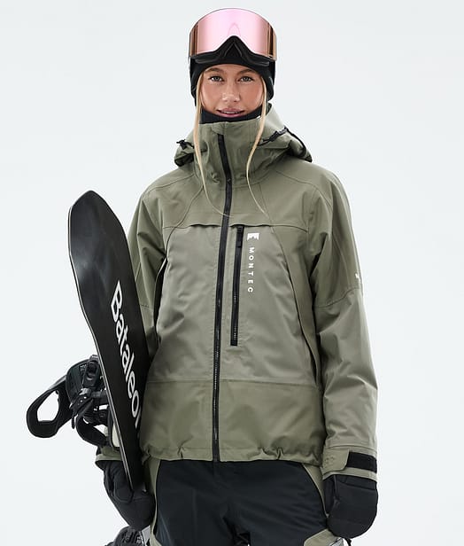Montec Oracle W Giacca Snowboard Donna Greenish