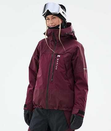 Montec Oracle W Snowboard Jacket Women Burgundy