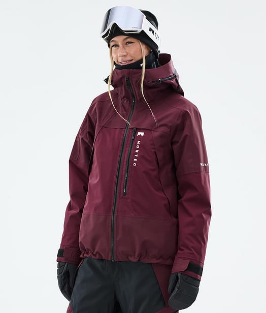 Montec Oracle W Veste Snowboard Femme Burgundy