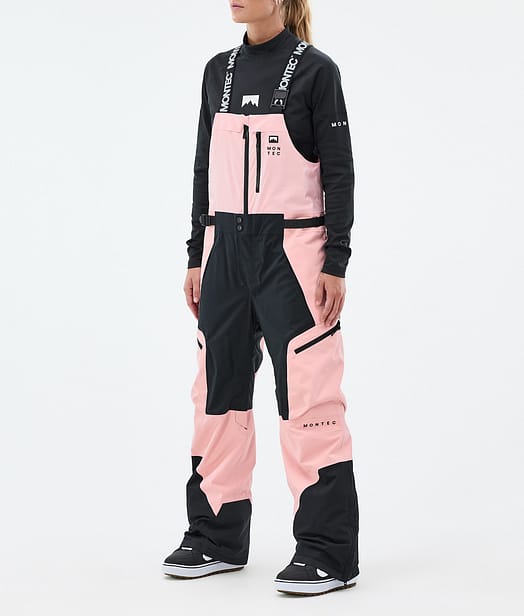 Montec Dozer W Pantalones Snowboard Mujer Soft Pink/Black