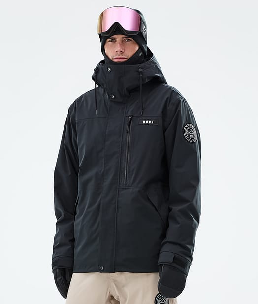 Dope Blizzard Full Zip Lyžařská Bunda Pánské Black