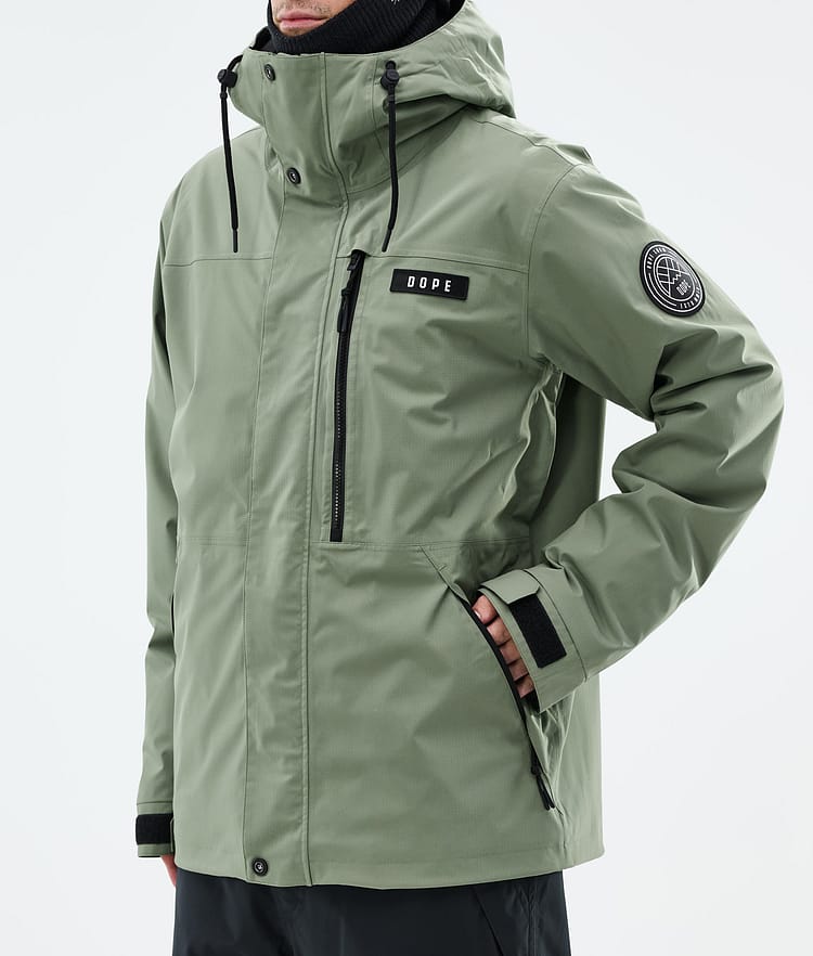 Dope Blizzard Full Zip Chaqueta Snowboard Hombre Moss Green, Imagen 7 de 9