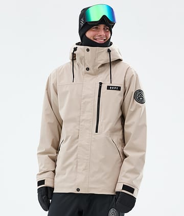 Dope Blizzard Full Zip Snowboard Jacket Men Sand