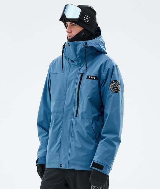 Dope Blizzard Full Zip Bunda na Snowboard Pánské Blue Steel