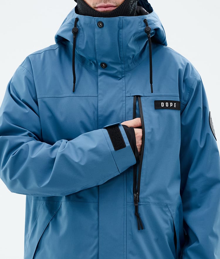 Dope Blizzard Full Zip Chaqueta Snowboard Hombre Blue Steel, Imagen 8 de 9